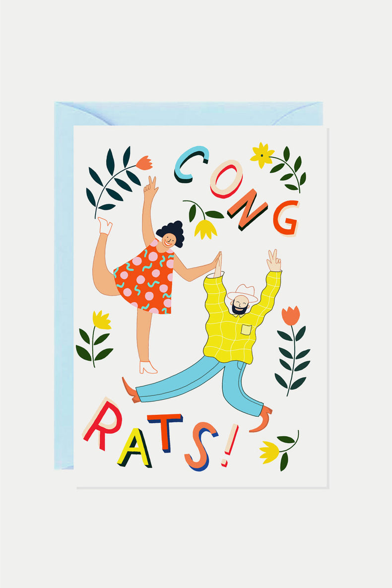 Icka Congrats Couple Card
