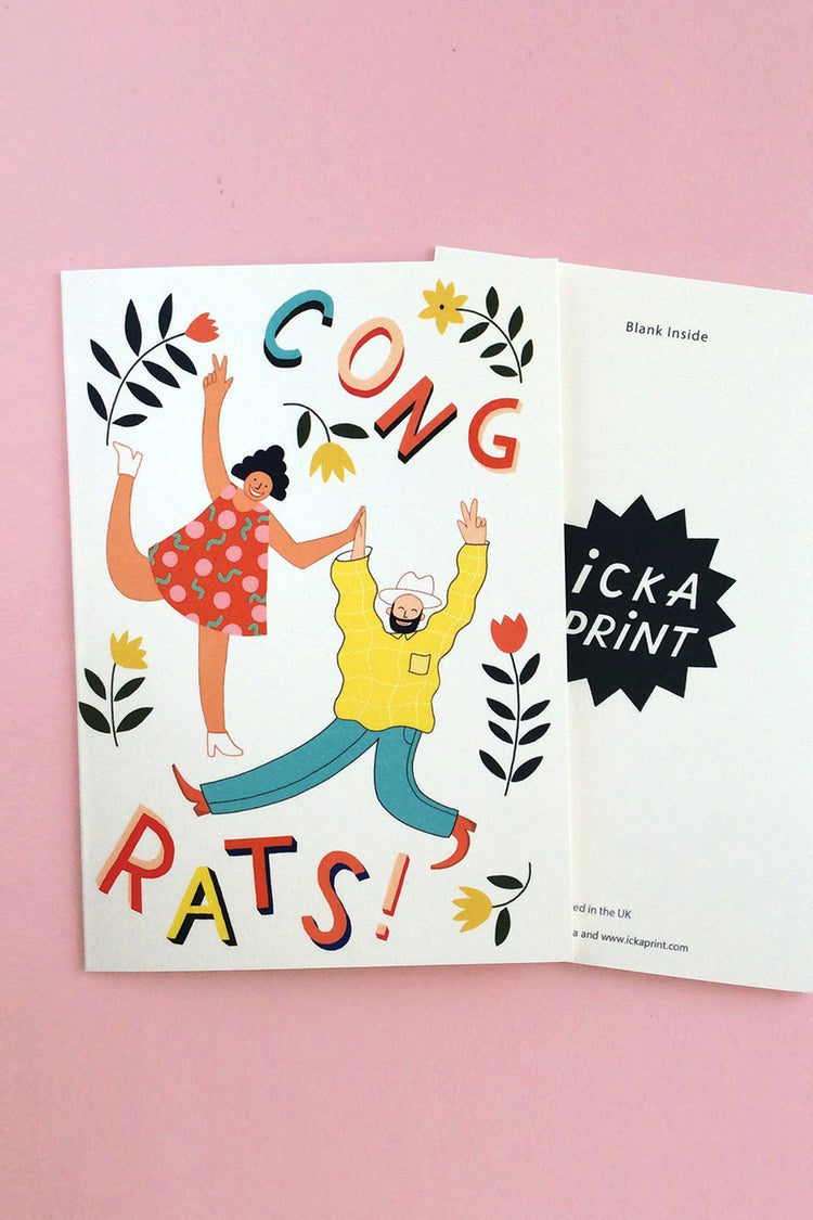 Icka Congrats Couple Card