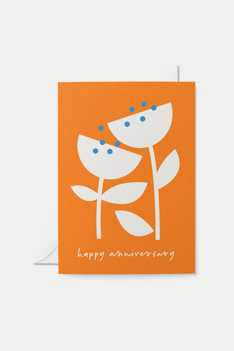 Graphic Factory Happy Anniversary Greeting Card