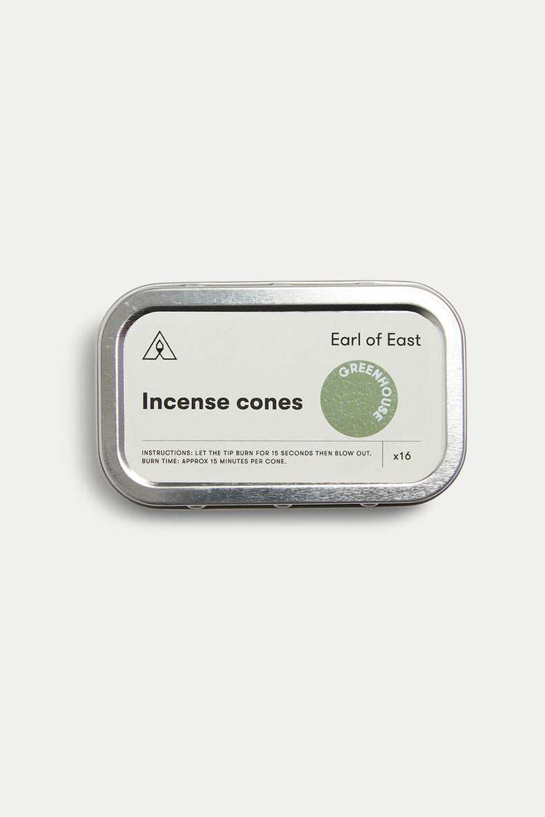 Earl Of East Greenhouse Incense Cones