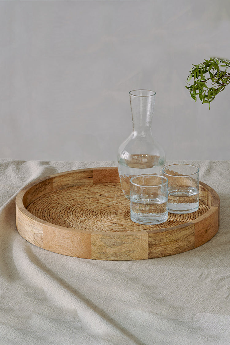 Nkuku Natural Akila Mango Wood Tray