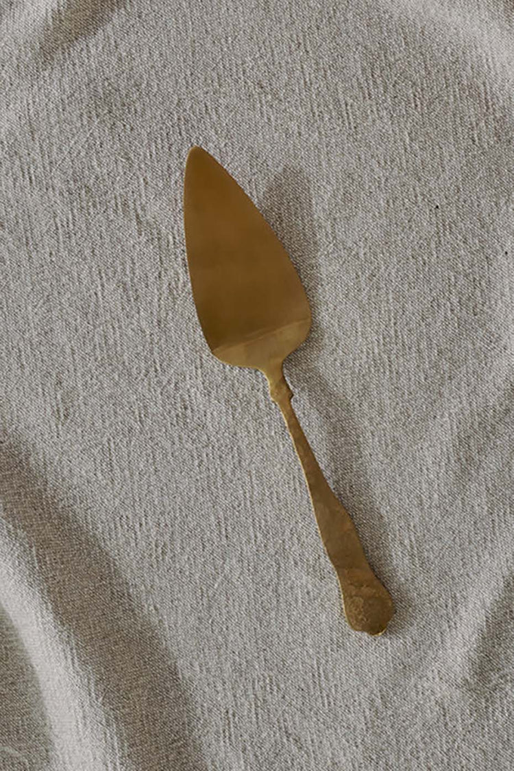 Nkuku Brushed Gold Khana Cake Slice