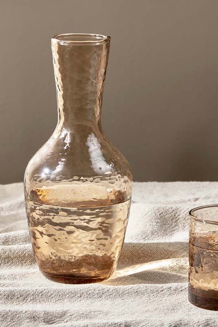 Nkuku Dusty Terracotta Yala Hammered Jug