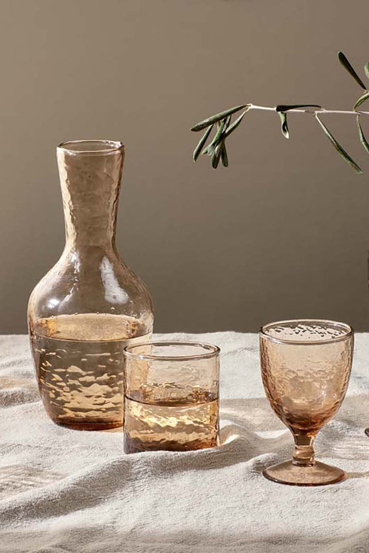 Nkuku Dusty Terracotta Yala Hammered Jug