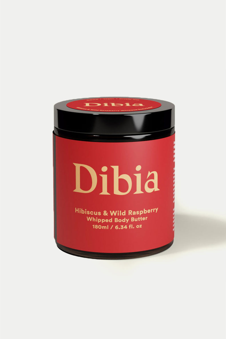 Dibia Hibiscus & Wild Raspberry Whipped Body Butter 180ml