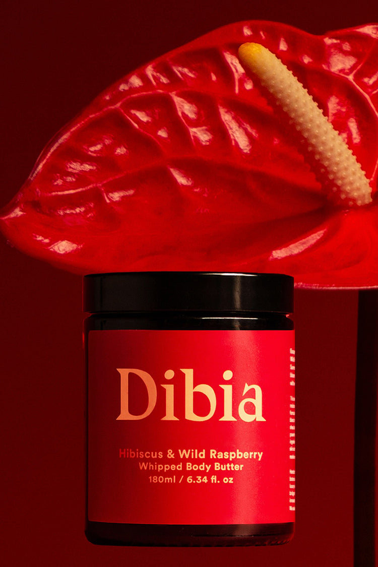 Dibia Hibiscus & Wild Raspberry Whipped Body Butter 180ml