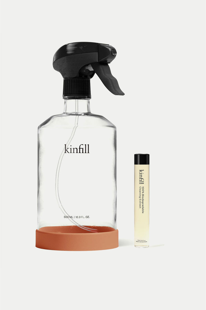 Kinfill Tangerine Yoga Mat Cleaner Kit