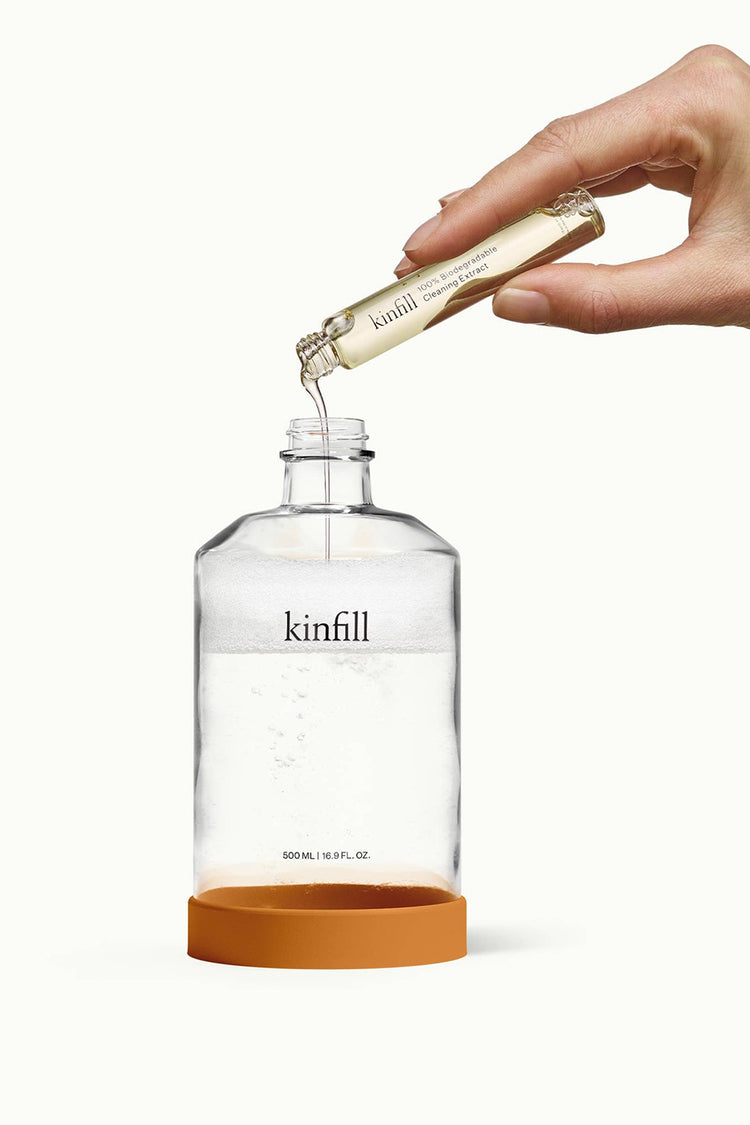 Kinfill Tangerine Yoga Mat Cleaner Kit