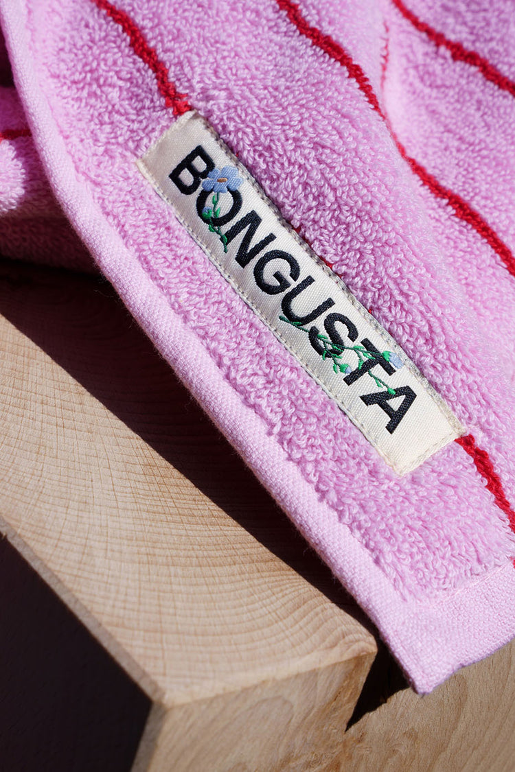 Bongusta Baby Pink & Ski Patrol Naram Bath Towel