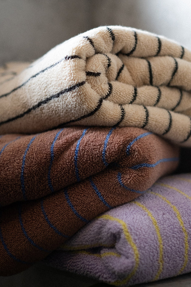Bongusta Camel & Ultramarine Naram Hand Towels