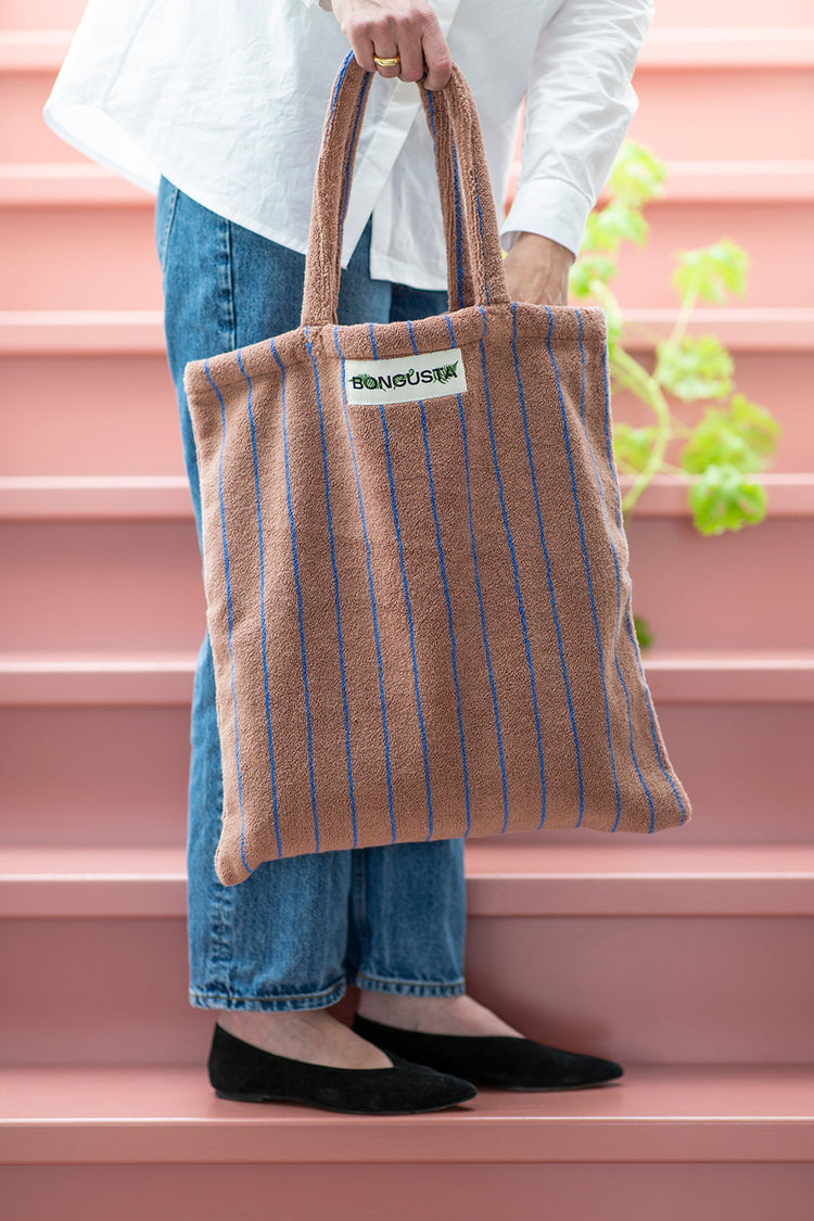 Bongusta Camel & Ultramarine Naram Totebag