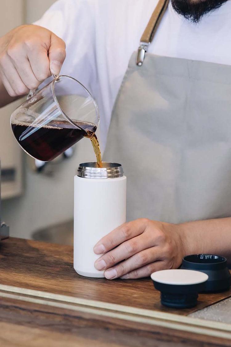 Kinto White Travel Tumbler 350ml