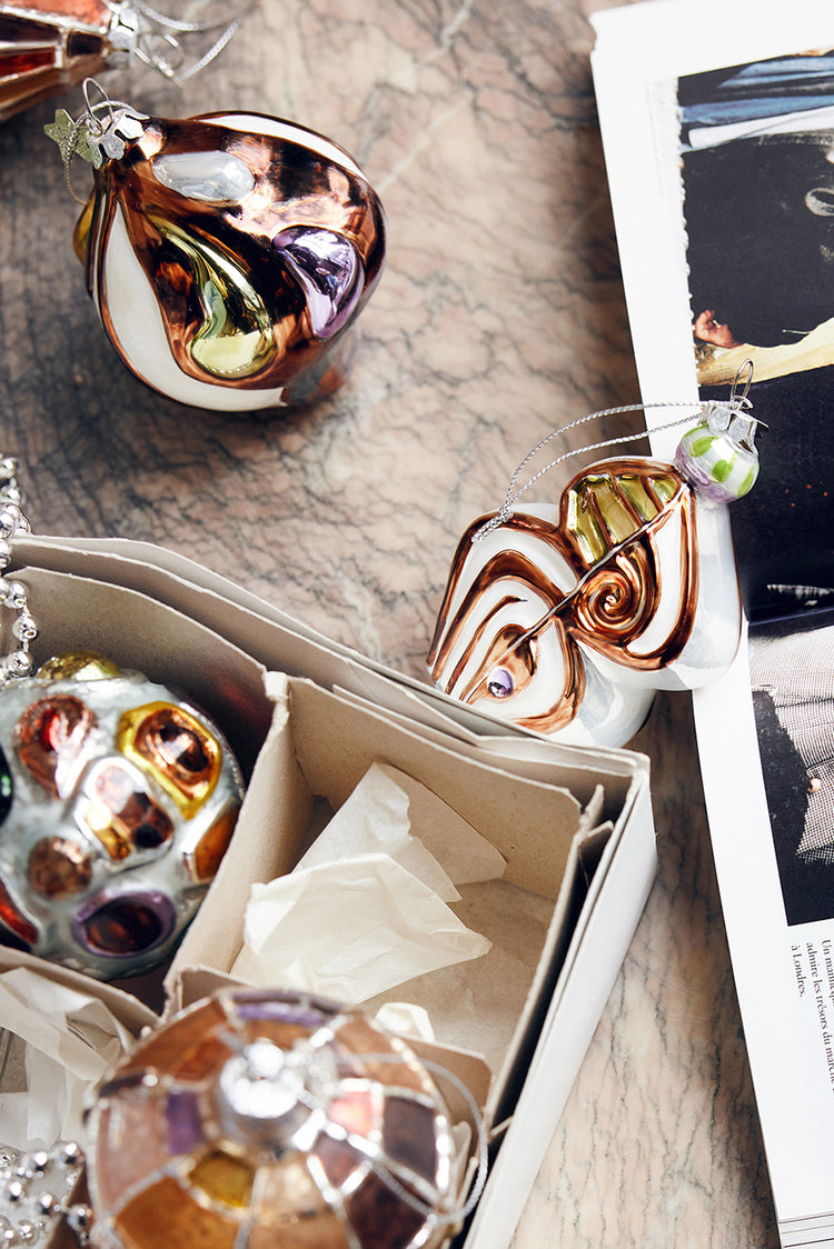 HKliving Multi Round Anatomic Christmas Ornament