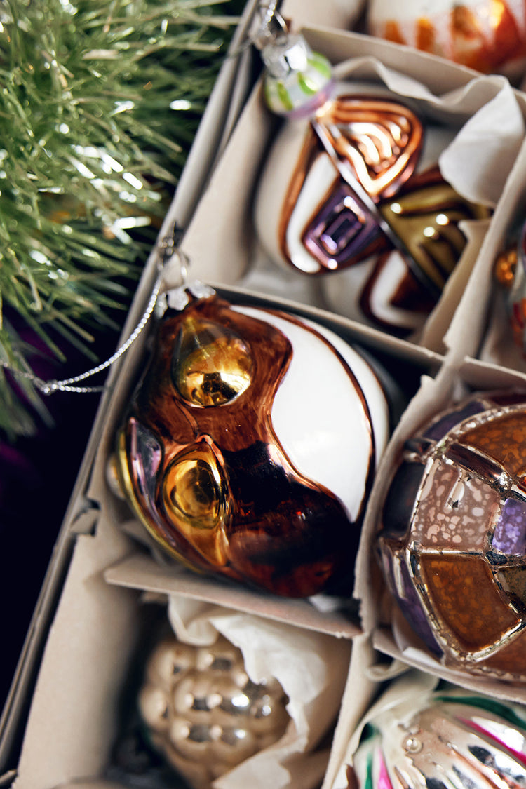 HKliving Multi Round Anatomic Christmas Ornament