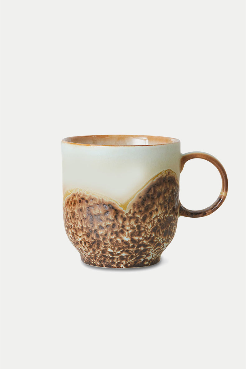 HKliving Shell 70s Ceramics Cafe Mug