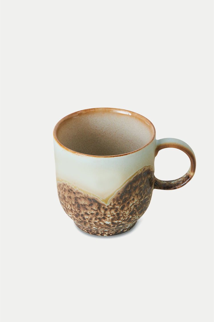 HKliving Shell 70s Ceramics Cafe Mug