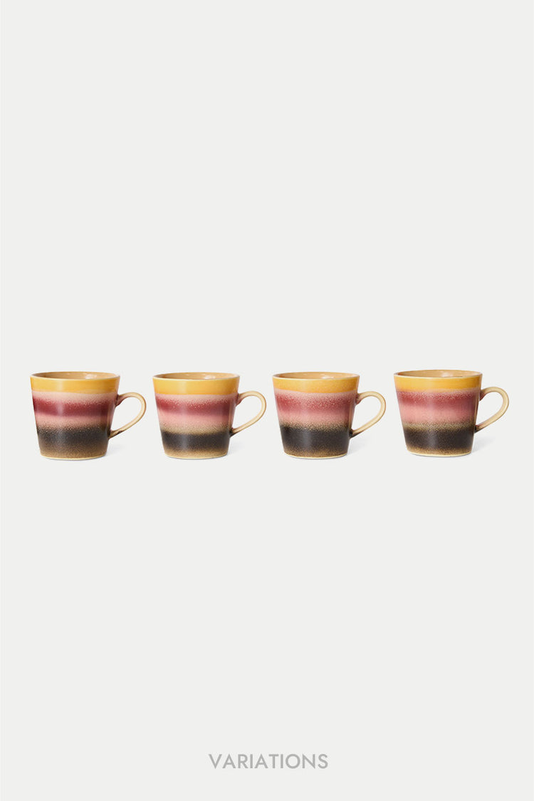 HKliving Sunset 70s Ceramics Cappuccino Mug