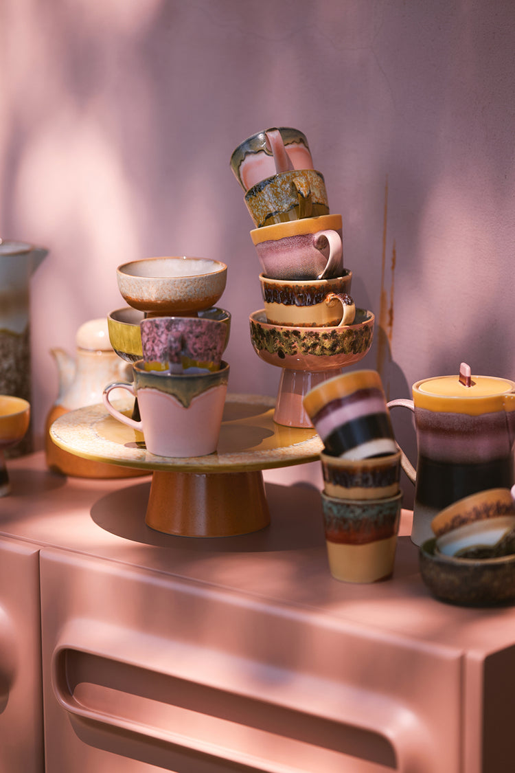 HKliving Sunset 70s Ceramics Cappuccino Mug