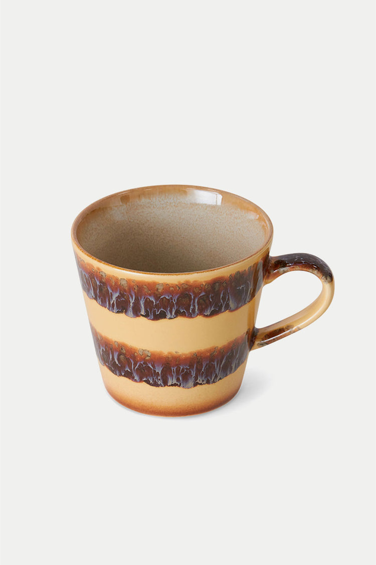 HKliving Cliffs 70s Ceramics Cappuccino Mug