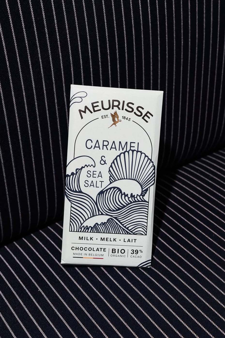 Meurisse Milk Chocolate With Caramel & Sea Salt 100g