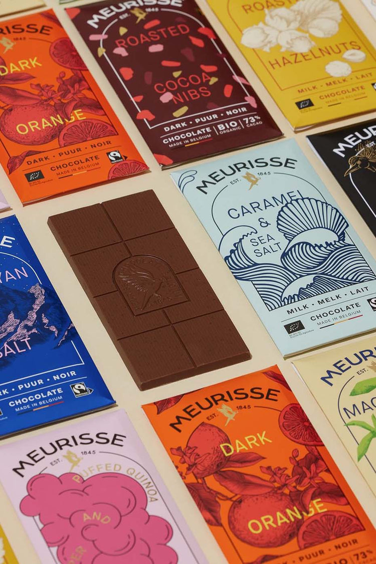 Meurisse Milk Chocolate With Caramel & Sea Salt 100g