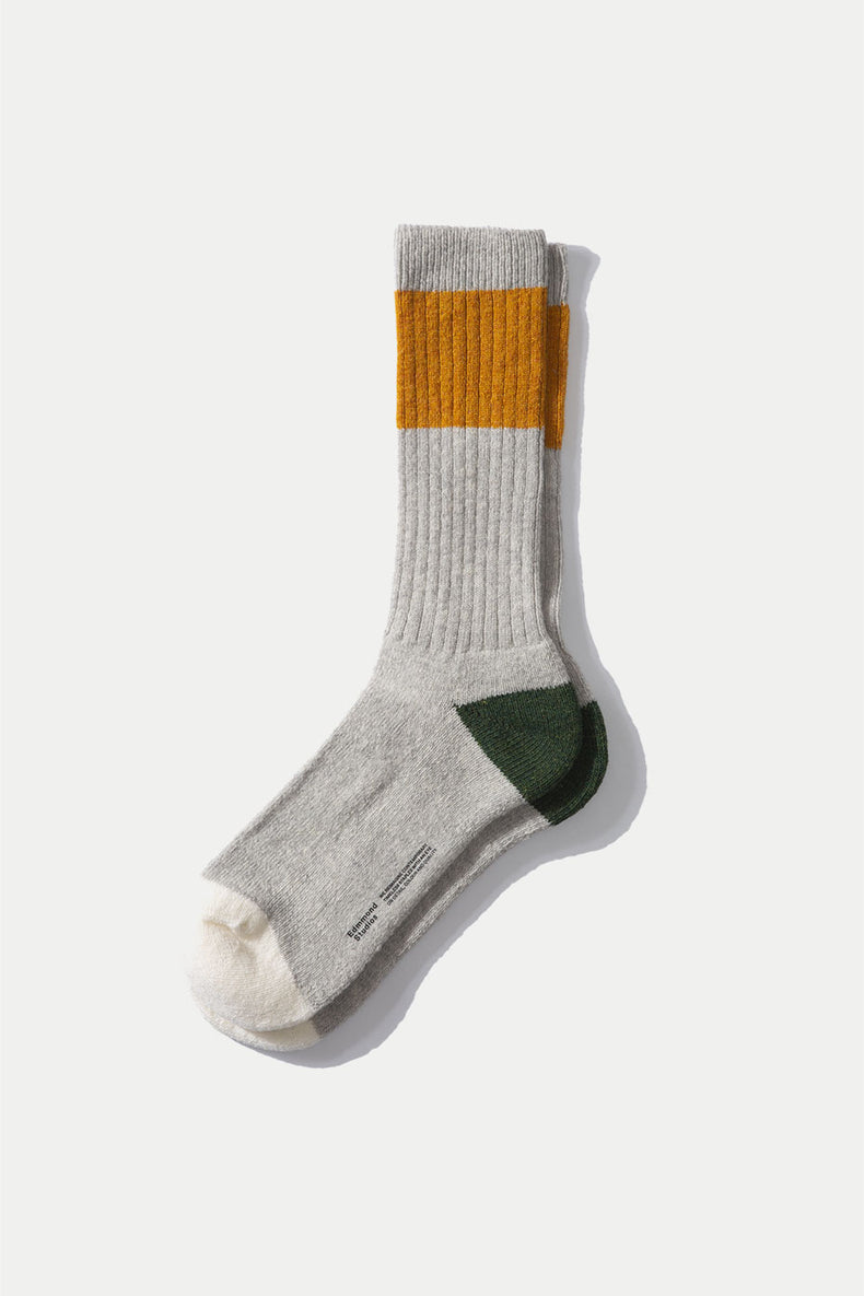 Edmmond Studios Light Grey Archer Socks