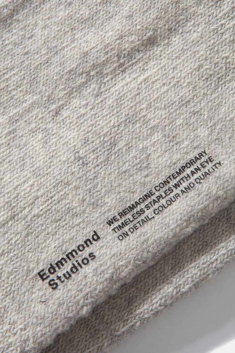 Edmmond Studios Light Grey Archer Socks