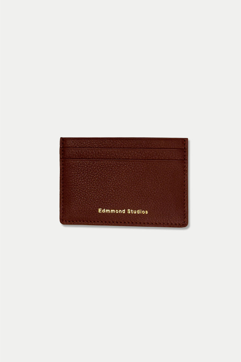 Edmmond Studios Brown Fold Card Holder