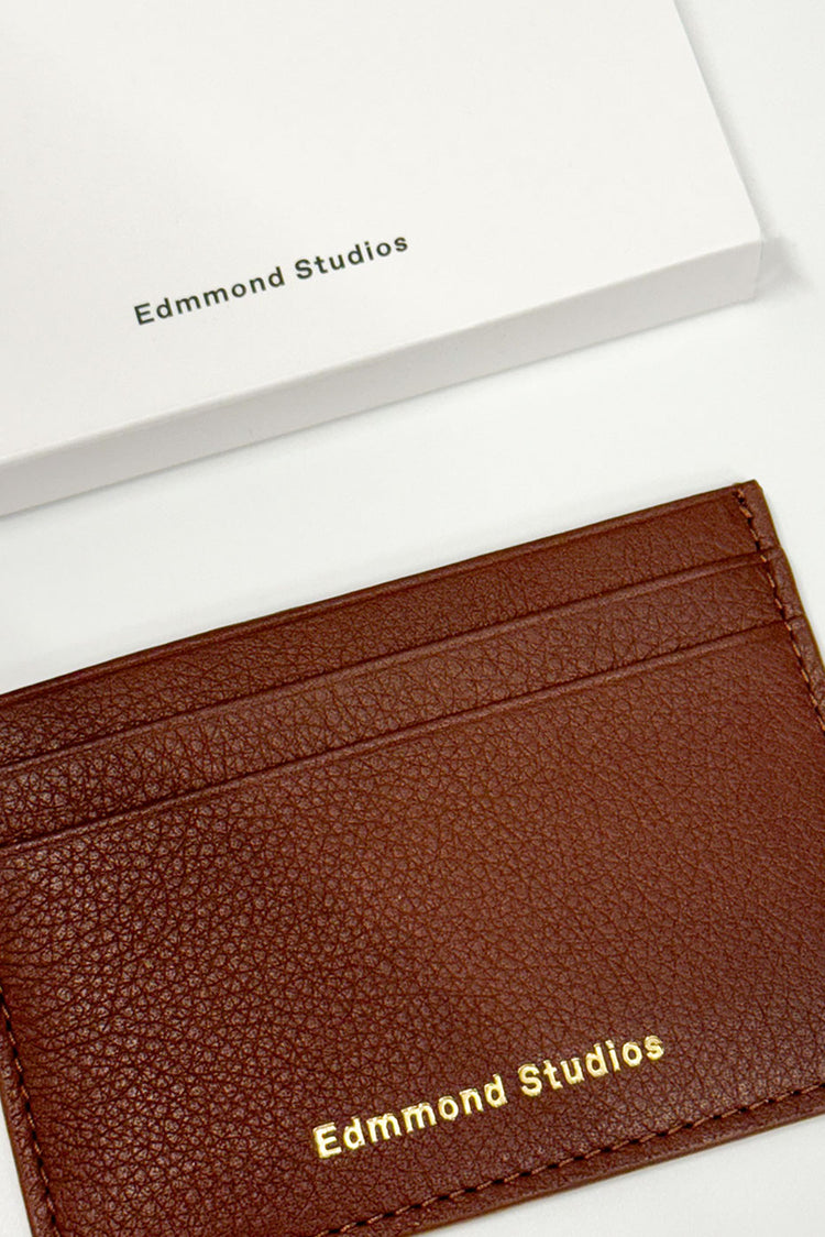 Edmmond Studios Brown Fold Card Holder