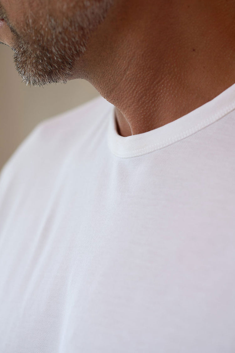 About Companions White Eco Pique Liron T-shirt