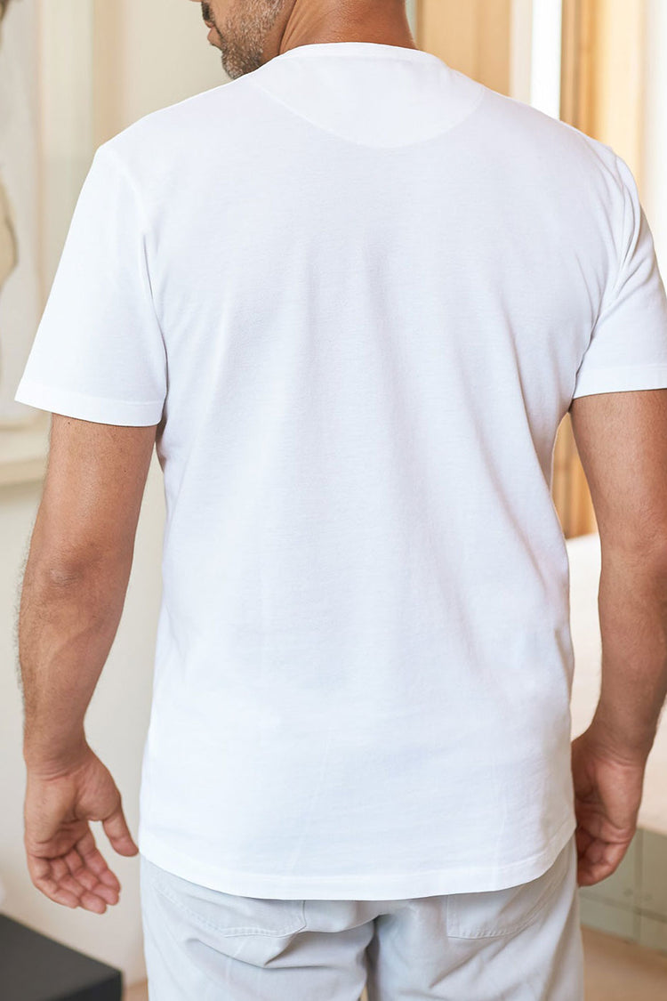 About Companions White Eco Pique Liron T-shirt