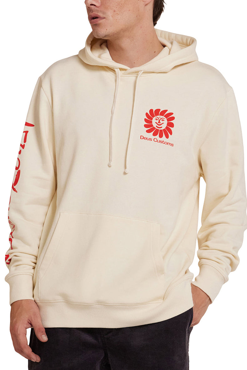 Deus Ex Machina Dirty White Helios Hoodie
