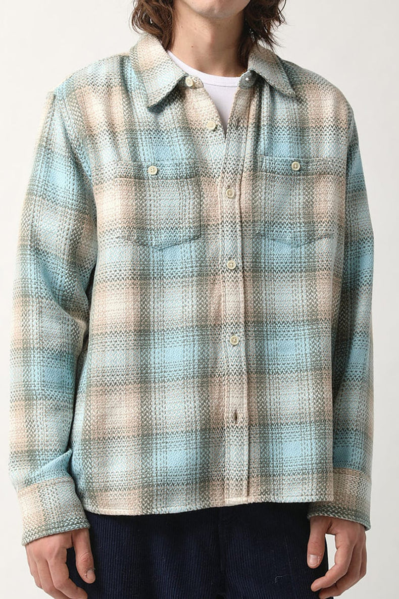Corridor Blue Acid Plaid Lake View Shirt