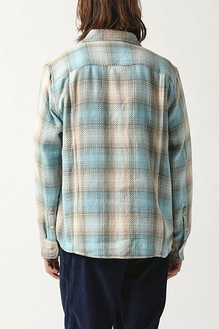 Corridor Blue Acid Plaid Lake View Shirt
