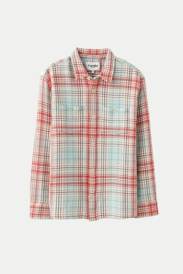 Corridor Blizzard Waffle Madras Shirt