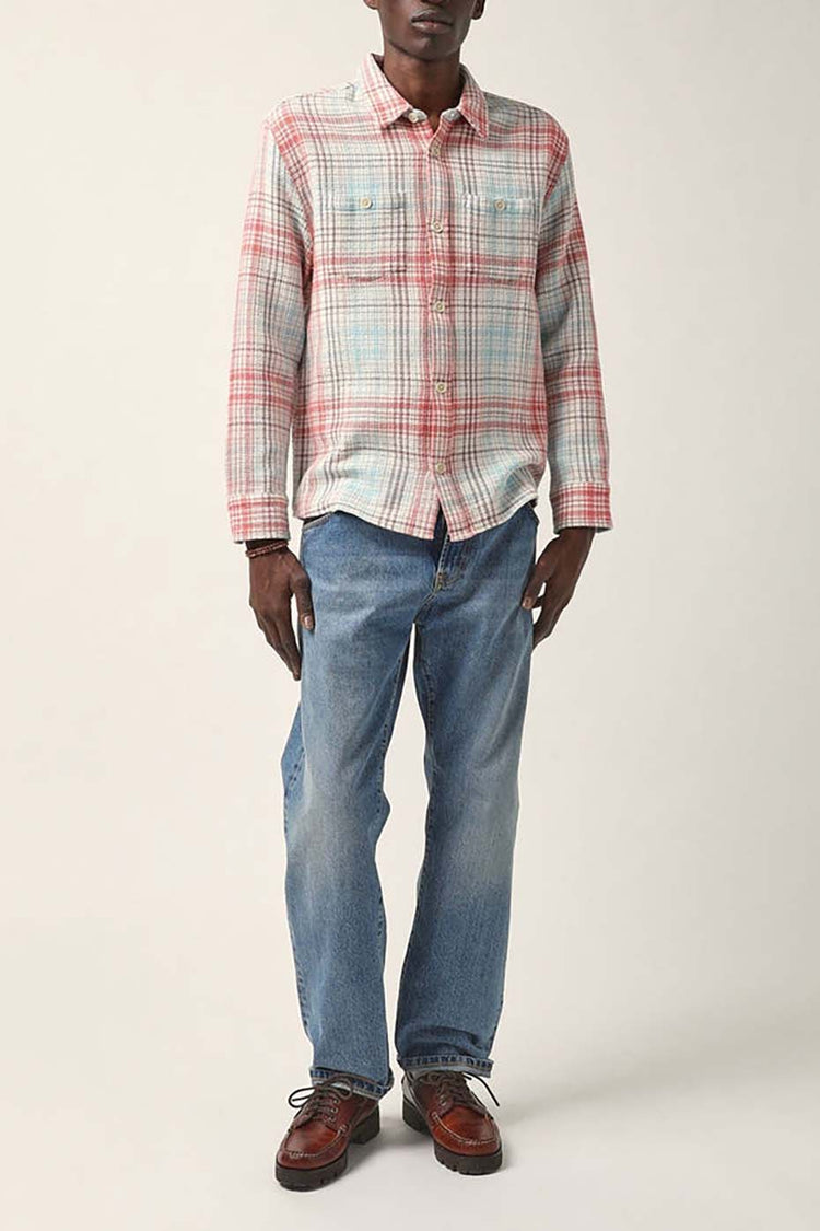 Corridor Blizzard Waffle Madras Shirt