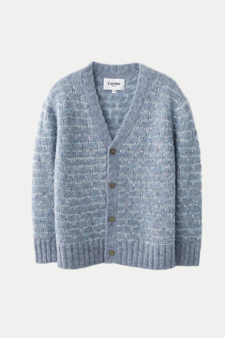 Corridor Blue Raga Cardigan