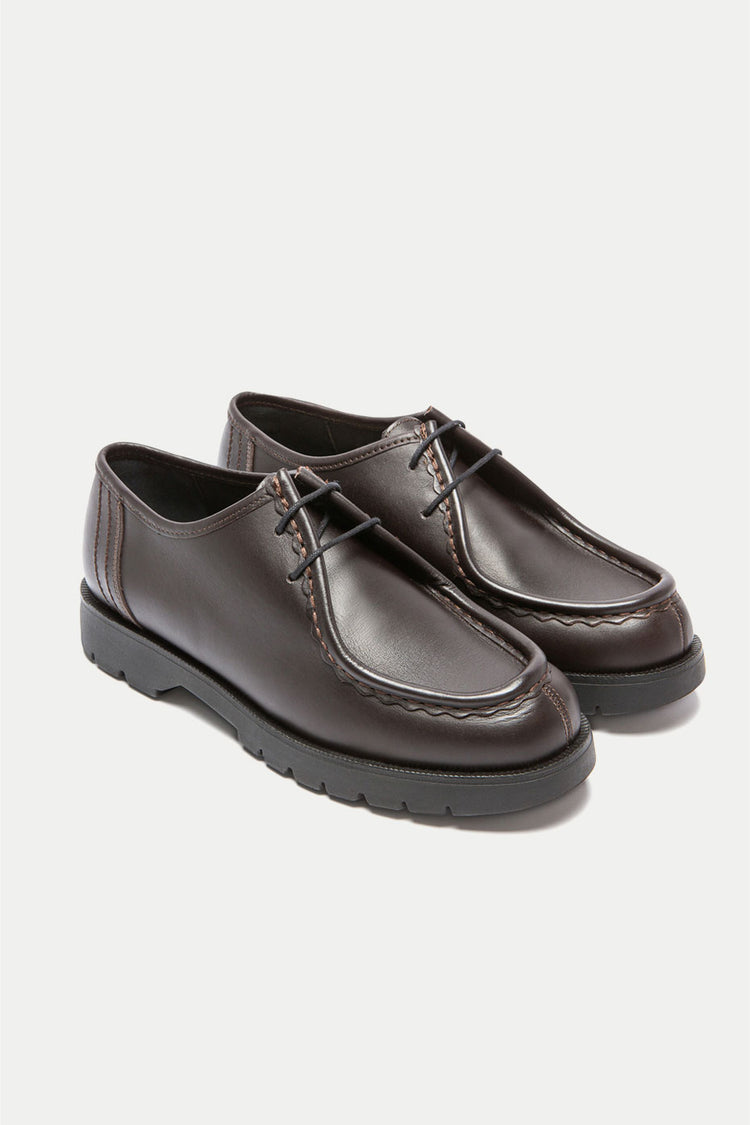 Kleman Dark Brown Padror Lace Up Shoes Mens