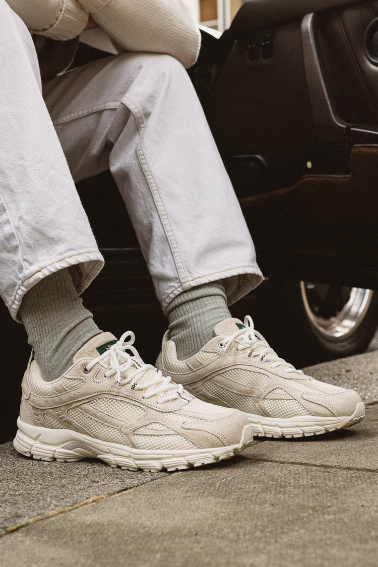 The Mercer Brand Off White The Re-Run Monochrome Trainers Mens