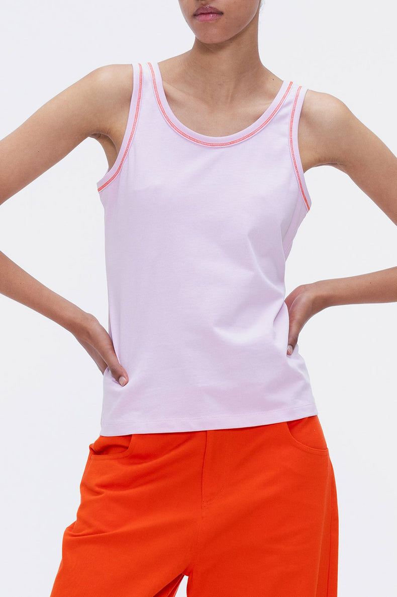 Our Sister Pink Splash Uni Tank Top