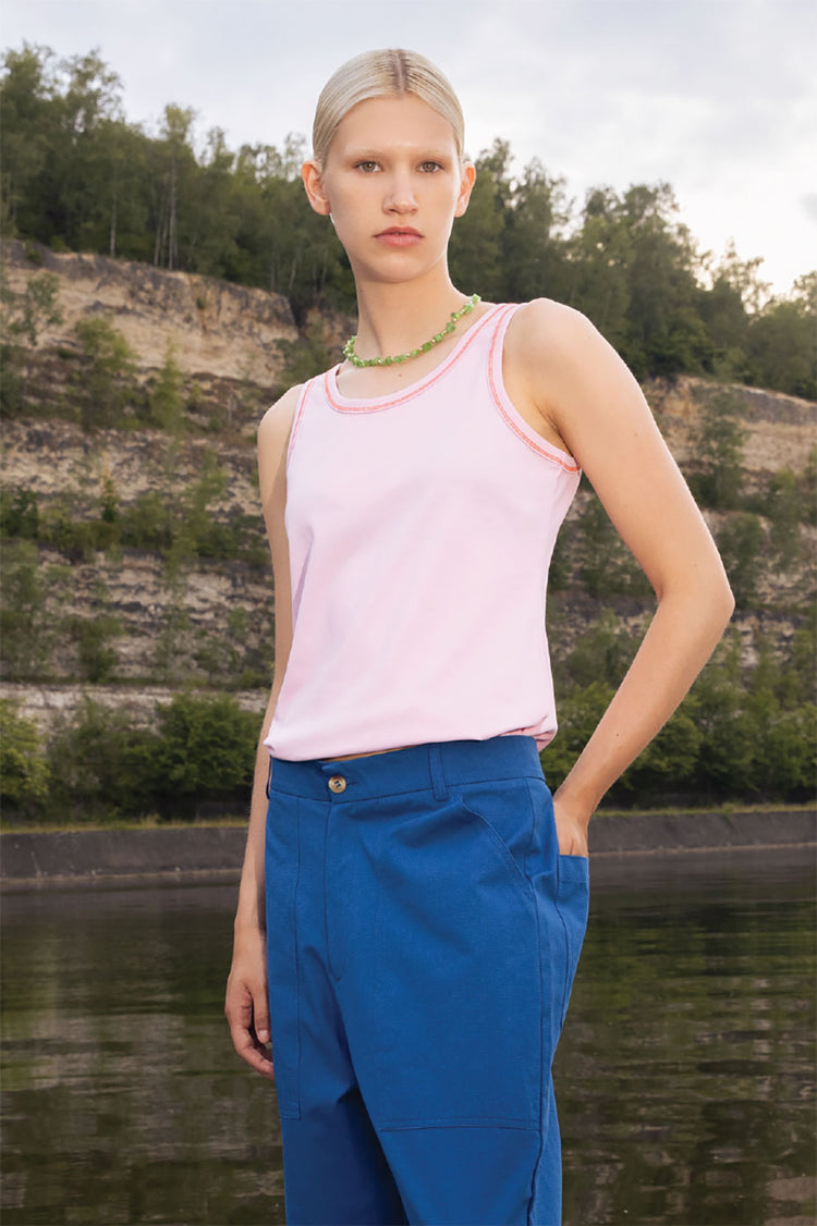 Our Sister Pink Splash Uni Tank Top