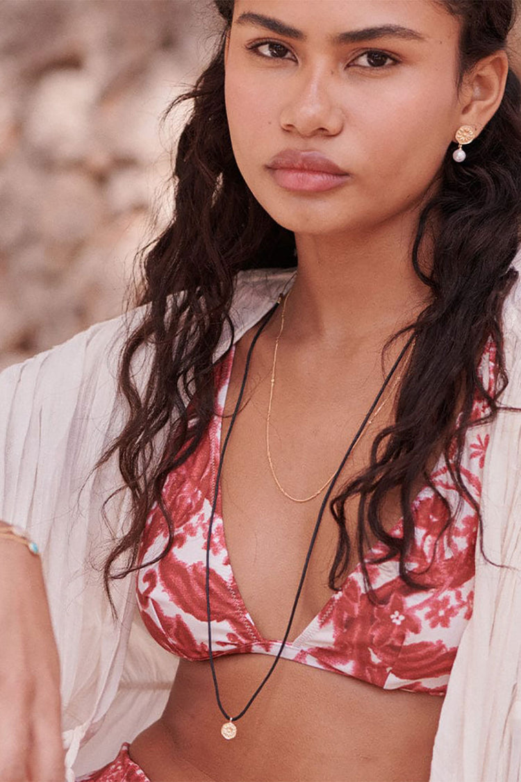 Daisy London Gold Plated Daisy Cord Flower Necklace