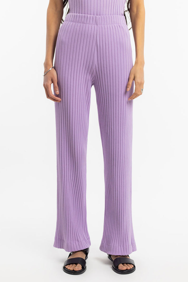 Rotholz Washed Lavender Ribbed Lounge Pant