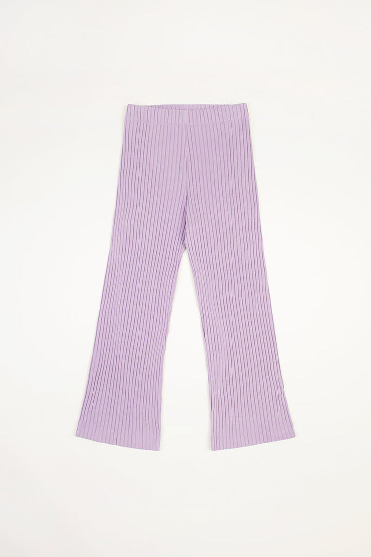 Rotholz Washed Lavender Ribbed Lounge Pant