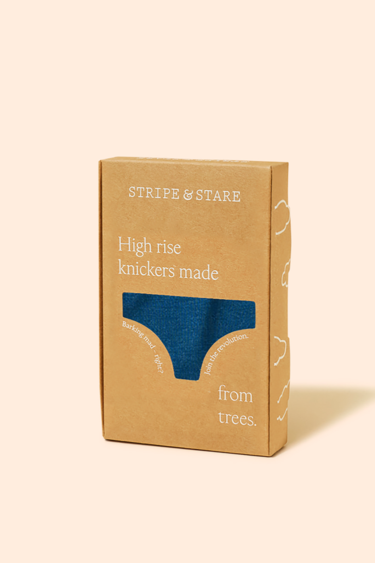 Stripe & Stare Midnight Neon Purple High Rise Knicker