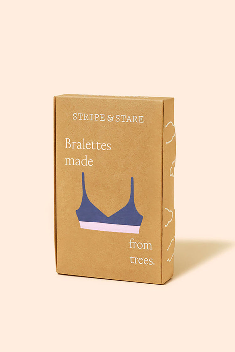 Stripe & Stare Indigo and Pirouette T-Shirt Bra