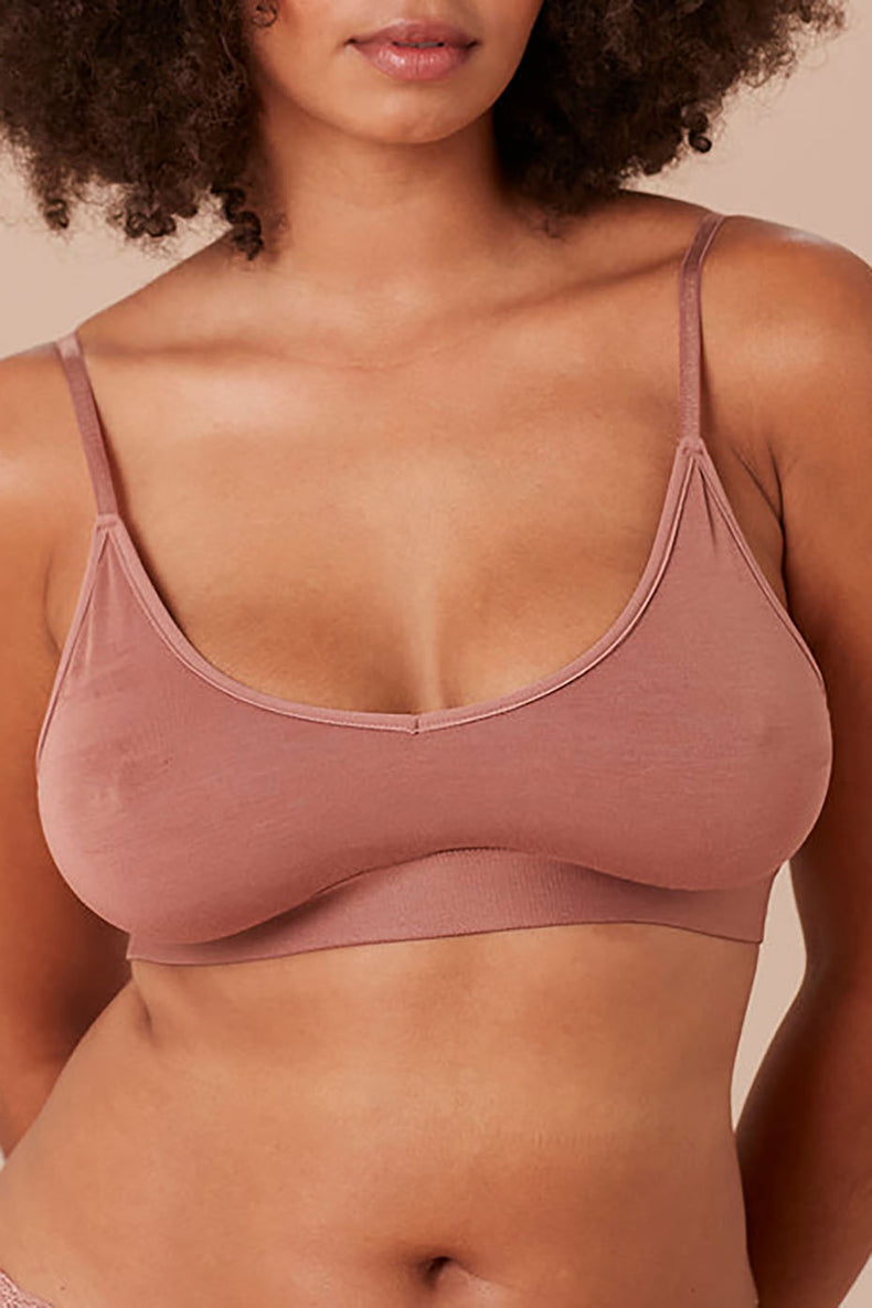 Stripe & Stare Mocha T-Shirt Bra