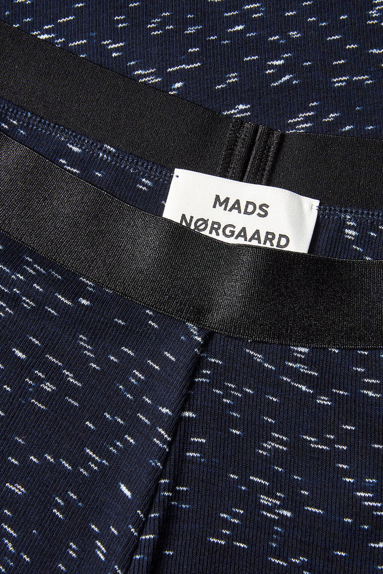 Mads Nørgaard Multi Midnight 2x2 Cotton Space Veran Pants