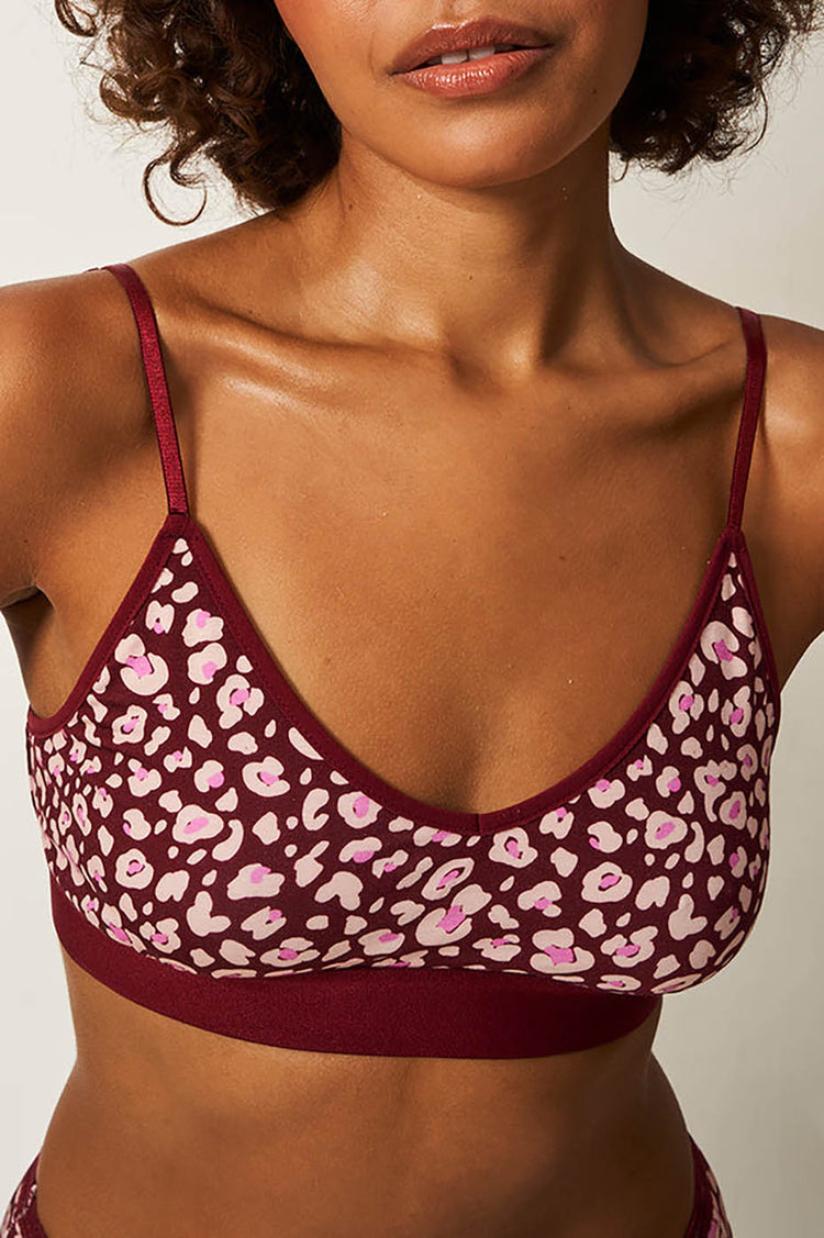Stripe & Stare Rouge Leopard T-Shirt Bra