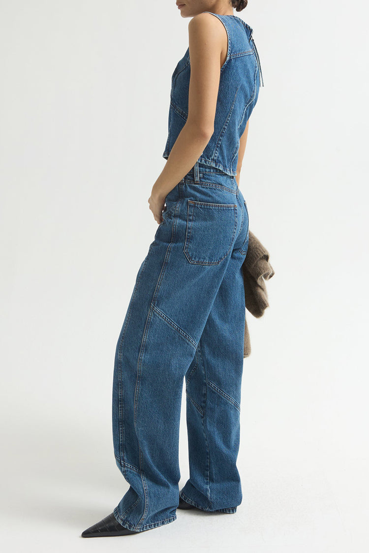 Dala Cornflower Angle Tank